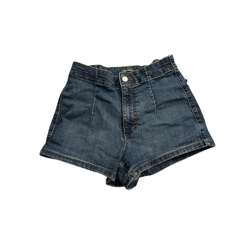 Wild Fable Denim Shorts Womens 4/27R Dark Wash Excellent High Rise Stretch